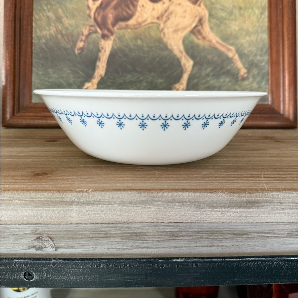Corelle Snowflake Serving Bowl